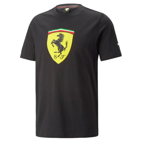 Ferrari meeste t-särk Race musta värvi suure logoga