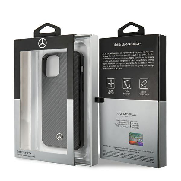 Mercedes-Benz iPhone 12 ja 12 Pro 6.1 telefoni ümbris Dynamic Carbon