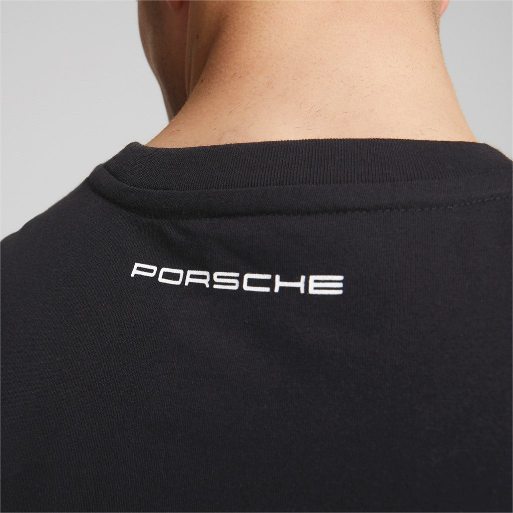 Porsche meeste t-särk must