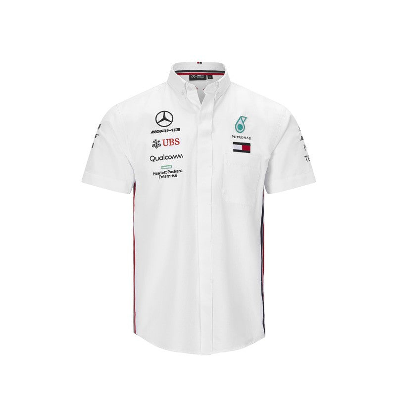 Mercedes-AMG Petronas Motorsport 2019 lühikeste varrukatega polosärk meestele